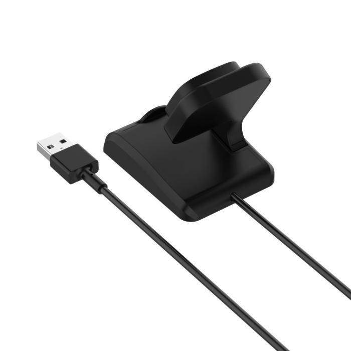 Bild 5,  1m Laddare Till Fitbit Versa 4 / 3 / Sense / Sense 2 Svart - Teknikhallen.se