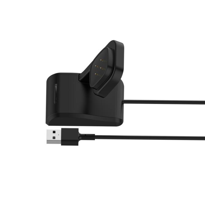 Bild 6,  1m Laddare Till Fitbit Versa 4 / 3 / Sense / Sense 2 Svart - Teknikhallen.se