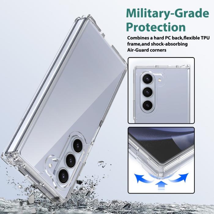 Bild 5,  Galaxy Z Fold 6 Skal TPU/Akryl Transparent - Teknikhallen.se