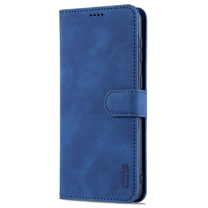 Bild 5, AZNS AZNS Samsung Galaxy S23 Fodral Läder Blå - Teknikhallen.se