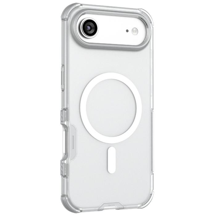 Bild 2,  iPhone Air Skal MagSafe Shockproof Hybrid Vit - Teknikhallen.se