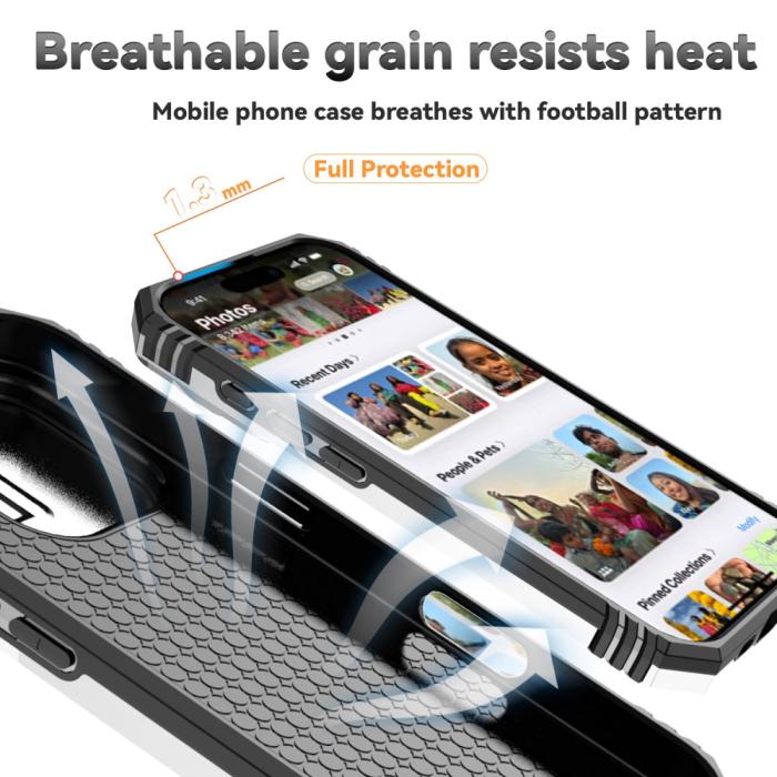 Bild 4,  iPhone 16 Pro Max Skal CamShield Ring Hybrid Silver - Teknikhallen.se