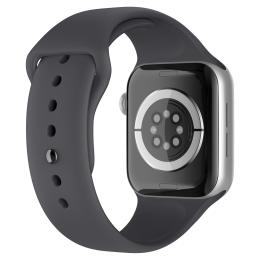 ColorPop Apple Watch 38/40/41 mm Silikon Armband (M/L) Mörk Grå - Teknikhallen.se