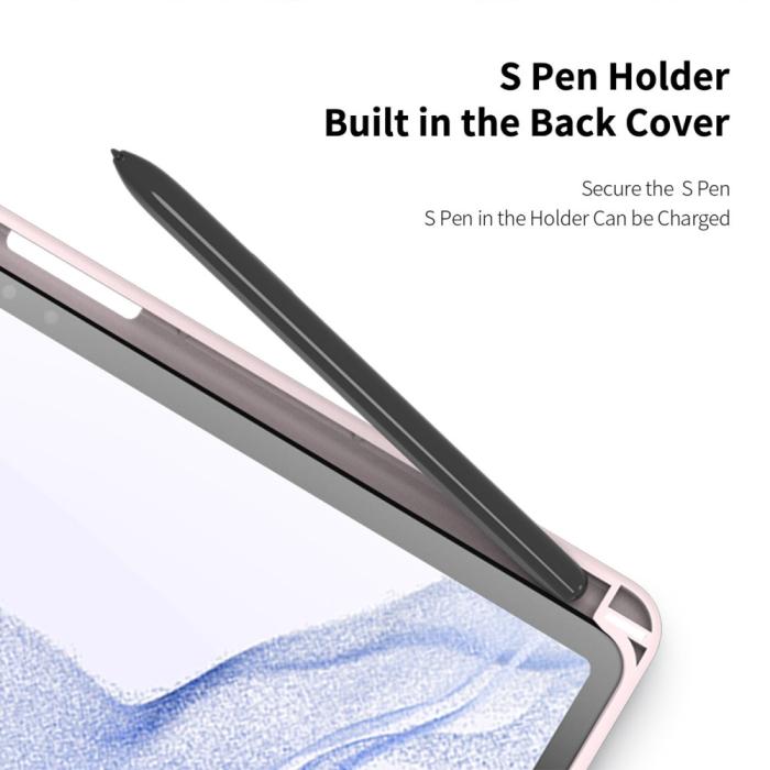 Bild 6, DUX DUCIS DUX DUCIS Galaxy Tab S9 Plus Fodral TOBY Tri-Fold Rosa - Teknikhallen.se
