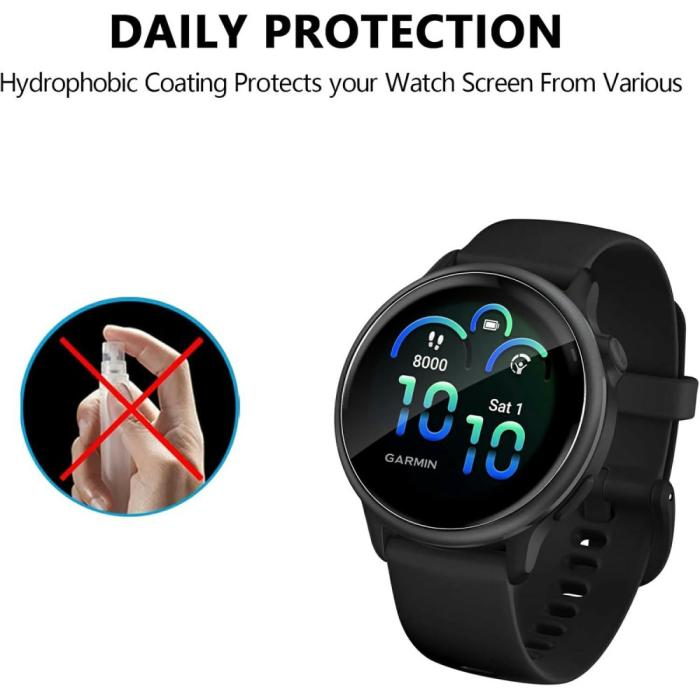 Bild 4,  Garmin Vivoactive 6 3-PACK Skärmskydd TPU - Teknikhallen.se