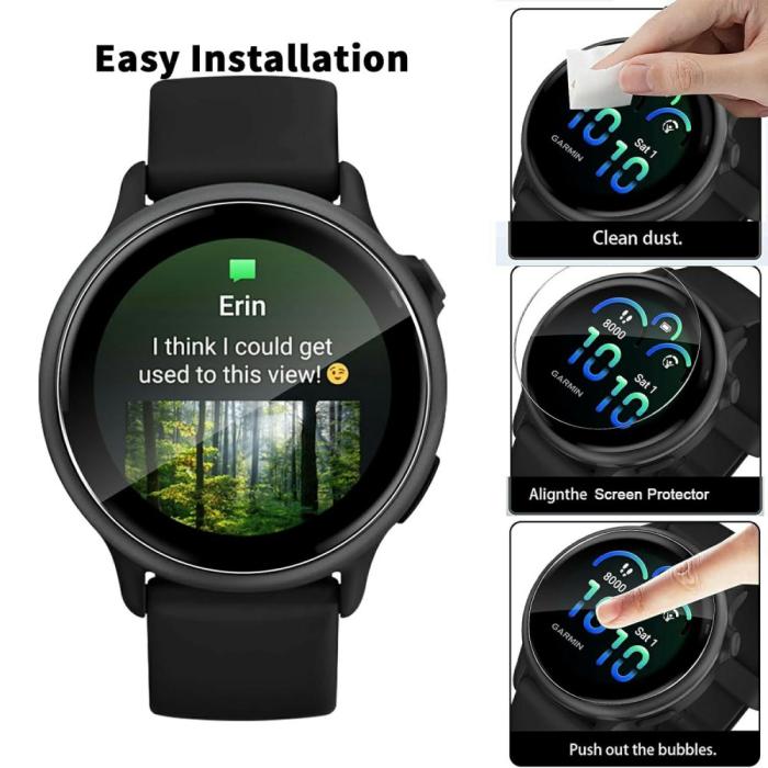 Bild 5,  Garmin Vivoactive 6 3-PACK Skärmskydd TPU - Teknikhallen.se