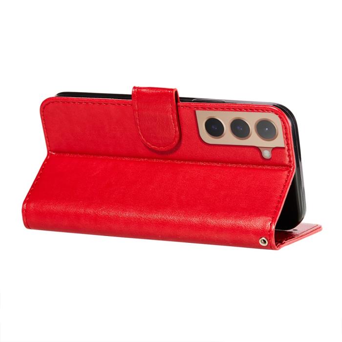 Bild 5,  Samsung Galaxy S22 Plus Fodral Tre Ränder Röd - Teknikhallen.se