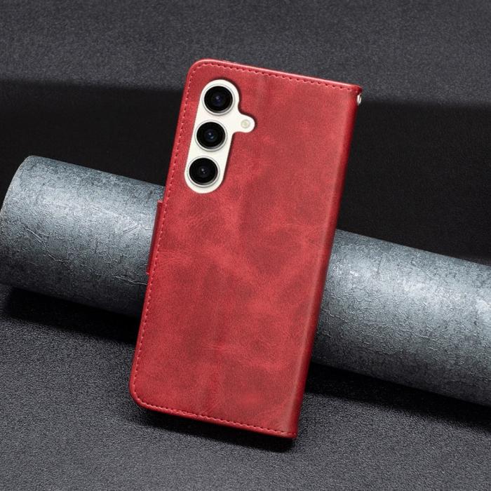 Bild 6,  Samsung Galaxy S24 FE Fodral Läder Röd - Teknikhallen.se