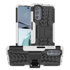  Motorola Moto G62 5G Skal Ultimata St&ouml;tt&aring;ligt med St&ouml;d Vit - Teknikhallen.se