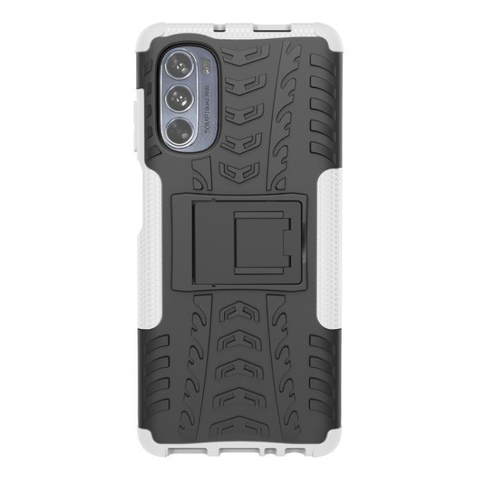 Bild 2,  Motorola Moto G62 5G Skal Ultimata Stöttåligt med Stöd Vit - Teknikhallen.se