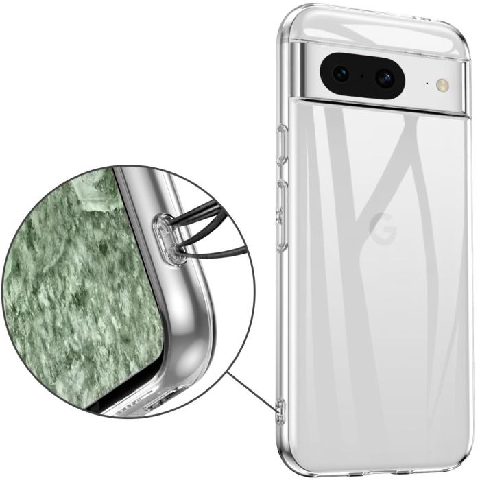Bild 6,  Google Pixel 8A TPU Skal Transparent - Teknikhallen.se