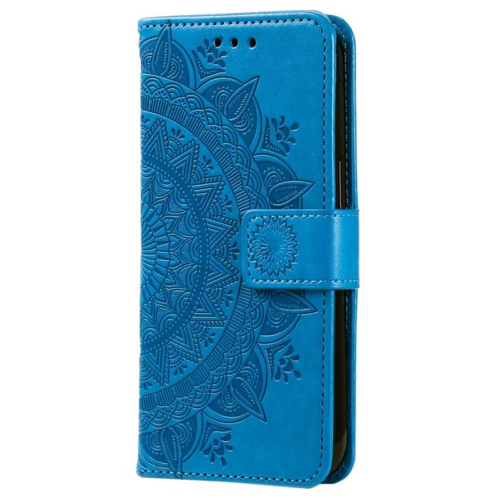 Bild 5,  Sony Xperia 5 IV Fodral Mandala Läder Blå - Teknikhallen.se