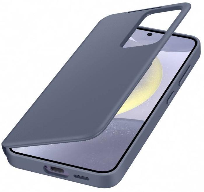 Bild 5, Samsung Samsung Galaxy S24 Fodral Smart Clear View Violet - Teknikhallen.se