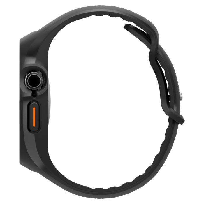 Bild 3, Spigen Spigen Apple Watch 11 / 10 46 mm Skal/Armband Liquid Air Matt Svart - Teknikhallen.se