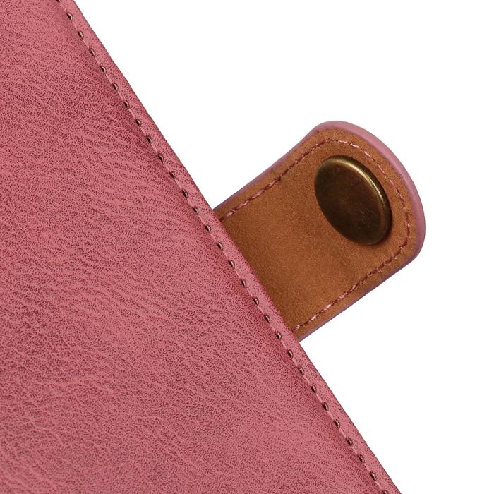 Bild 6, KHAZNEH KHAZNEH Samsung Galaxy S25 Edge Fodral Läder Rosa - Teknikhallen.se