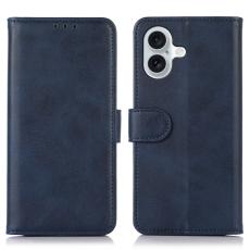  iPhone 16 Fodral L&auml;der Bl&aring; - Teknikhallen.se
