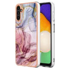  Samsung Galaxy A54 5G Skal Marmor TPU Ros&eacute;guld - Teknikhallen.se