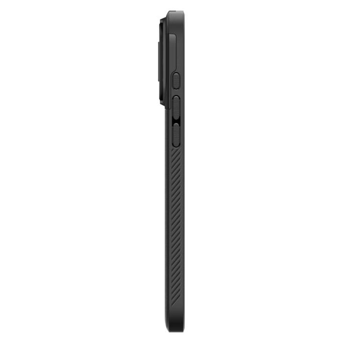 Bild 5, Spigen Spigen iPhone 16 Pro Skal MagSafe Optik Armor Black - Teknikhallen.se
