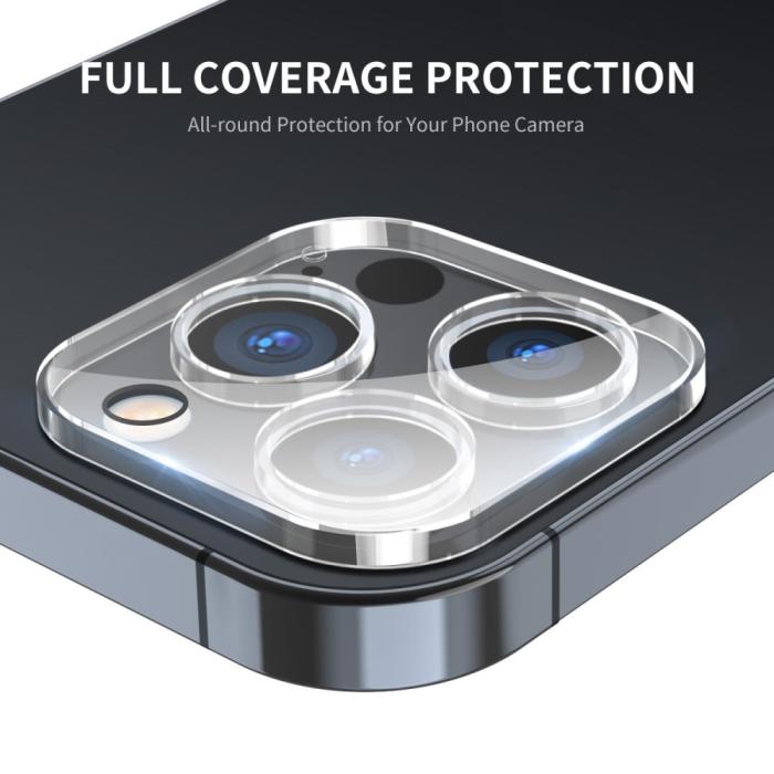 Bild 2, ENKAY ENKAY iPhone 16 Pro Max/16 Pro Linsskydd 2-PACK Härdat Glas - Teknikhallen.se