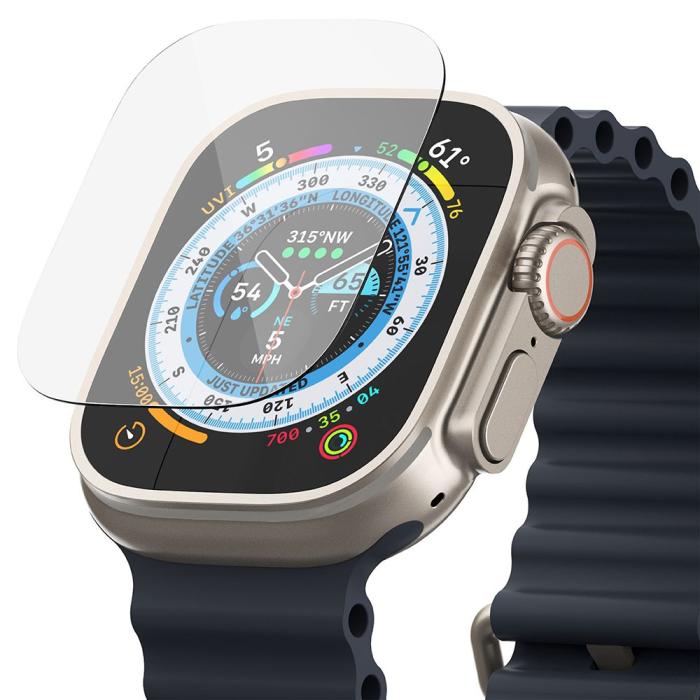 Bild 2, Ringke Ringke 4-PACK Härdat Glas ID Skärmskydd Apple Watch Ultra 49 mm - Teknikhallen.se