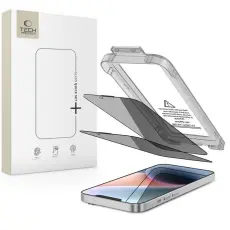 Tech-Protect T-P iPhone 17e/16e /14/13 Pro/13 2-PACK Sk&auml;rmskydd Quick Set Spy+ - Teknikhallen.se
