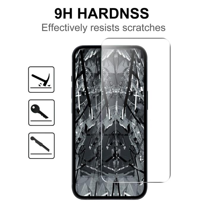 Bild 4,  Google Pixel 8 Skärmskydd Härdat Glas Transparent - Teknikhallen.se