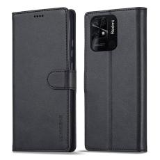 LC.IMEEKE LC.IMEEKE Xiaomi Redmi 10C Fodral L&auml;der Svart - Teknikhallen.se