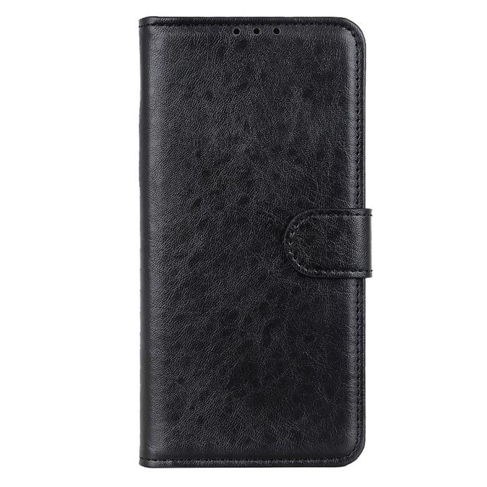 Bild 6,  Samsung Galaxy S23 Plus Fodral Crazy Horse Läder Svart - Teknikhallen.se