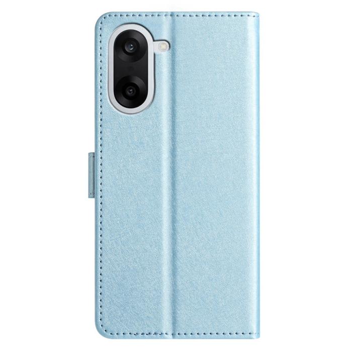 Bild 2,  OnePlus Nord CE5 Fodral Läder Ljus Blå - Teknikhallen.se