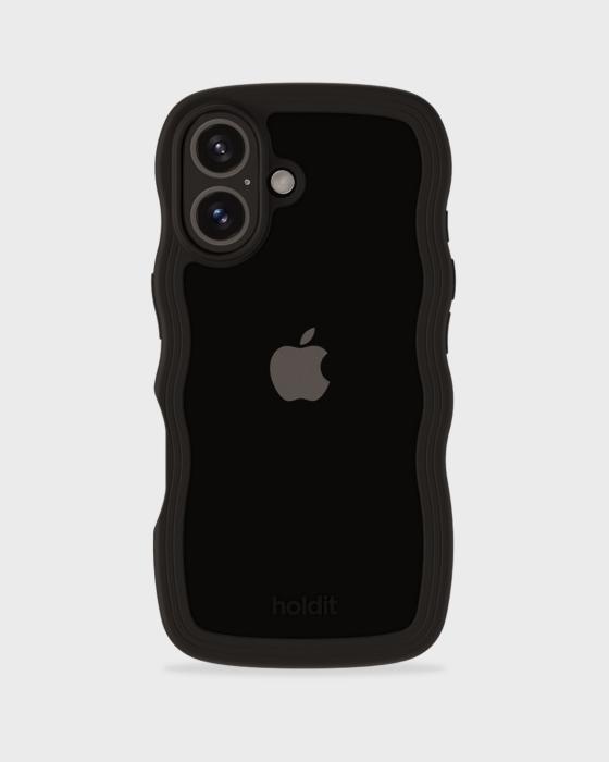 Bild 2, holdit holdit iPhone 16 Skal Wavy Svart/Transparent - Teknikhallen.se