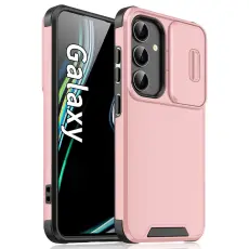  Samsung Galaxy A18 / A17 Skal Hybrid Armor CamCover Rosa - Teknikhallen.se