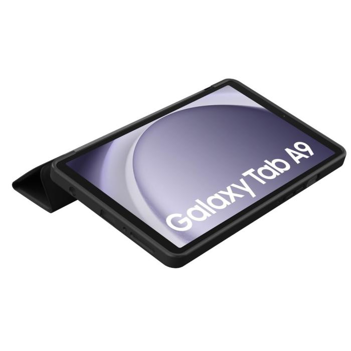 Bild 2, Tech-Protect Tech-Protect Galaxy Tab A9 Fodral SmartCase Svart - Teknikhallen.se