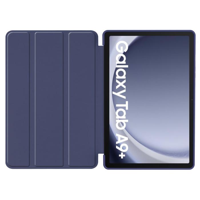 Bild 5, Tech-Protect Tech-Protect Galaxy Tab A9 Plus Fodral SmartCase Navy - Teknikhallen.se