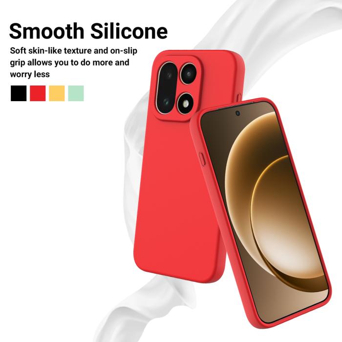 Bild 3,  OnePlus 15 Skal Liquid Silikon Röd - Teknikhallen.se