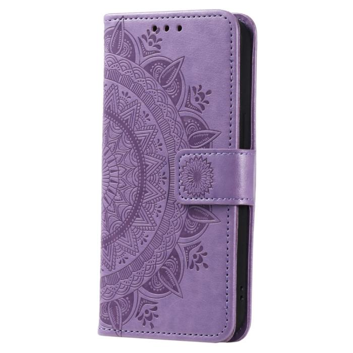 Bild 5,  Sony Xperia 5 IV Fodral Mandala Läder Lila - Teknikhallen.se