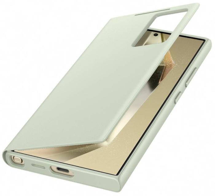 Bild 5, Samsung Samsung Galaxy S24 Ultra Fodral Smart Clear View Light Green - Teknikhallen.se