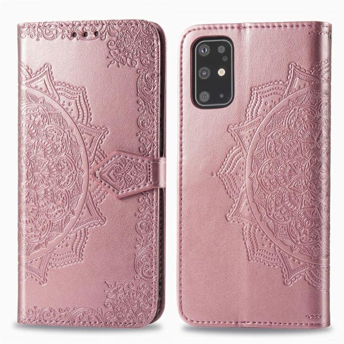 Bild 4,  Samsung Galaxy S20 Plus - Mandala Plånboksfodral - Roséguld - Teknikhallen.se