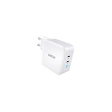 Choetech Choetech 100W PD 2x USB-C V&auml;ggladdare Vit - Teknikhallen.se