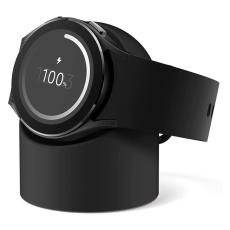  Samsung Galaxy Watch 5/5 Pro/6/7/FE Silikon Stativ Svart - Teknikhallen.se