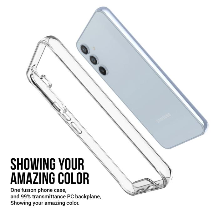 Bild 4,  Samsung Galaxy A54 5G Skal Shockproof Hybrid Transparent - Teknikhallen.se