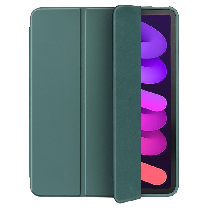Bild 2,  iPad Mini 2024/2021 Fodral Tri-Fold Pennhållare Forest Green - Teknikhallen.se
