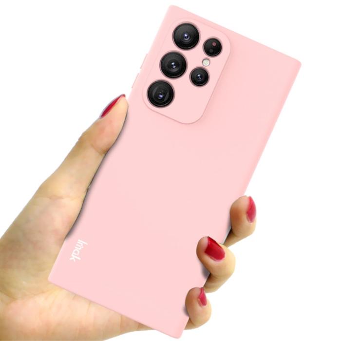 Bild 5, IMAK IMAK Samsung Galaxy S22 Ultra Skal Skin Touch TPU Ljus Rosa - Teknikhallen.se