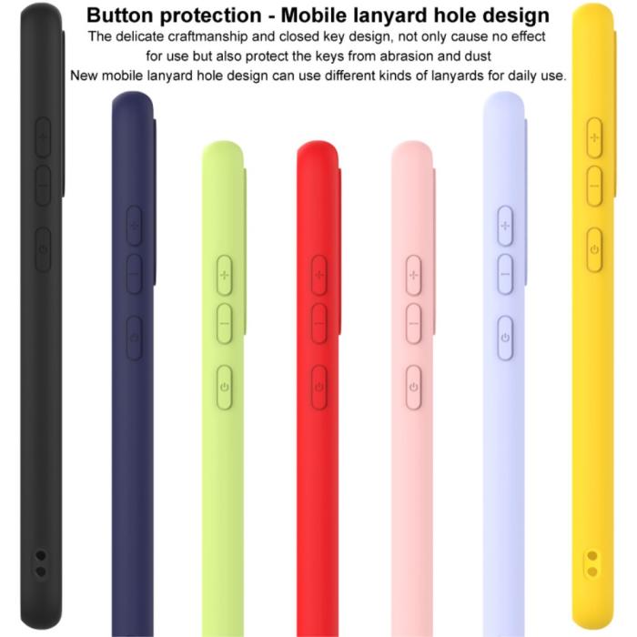 Bild 6, IMAK IMAK Samsung Galaxy S22 Ultra Skal Skin Touch TPU Ljus Rosa - Teknikhallen.se