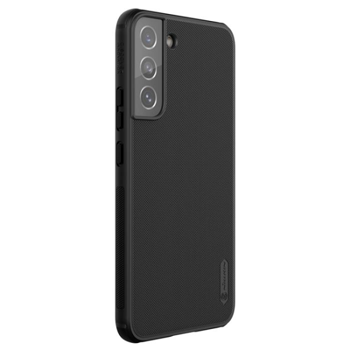 Bild 3, NILLKIN NILLKIN Samsung Galaxy S22 Skal Frosted Shield Svart - Teknikhallen.se