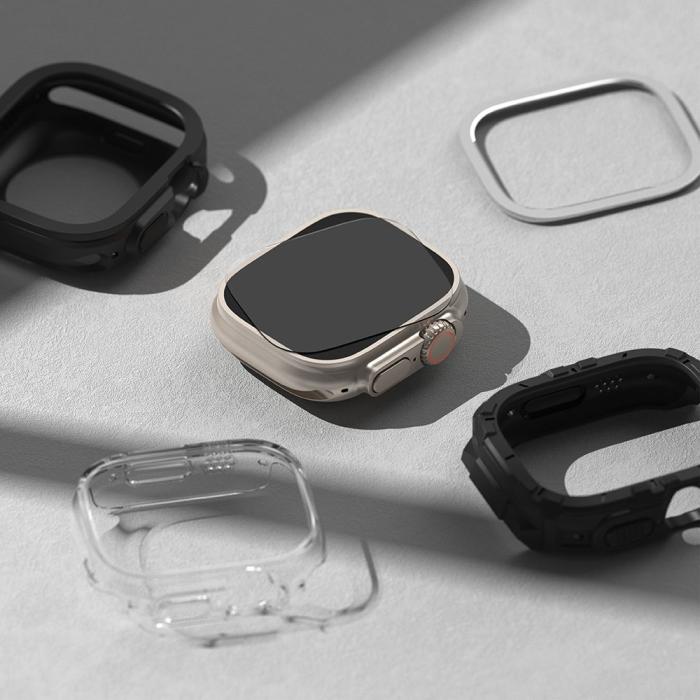 Bild 5, Ringke Ringke 4-PACK Härdat Glas ID Skärmskydd Apple Watch Ultra 49 mm - Teknikhallen.se