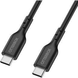 OtterBox OtterBox Standard 1m USB-C - USB-C Kabel Svart - Teknikhallen.se