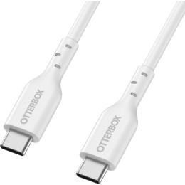 OtterBox OtterBox Standard 1m USB-C - USB-C Kabel Vit - Teknikhallen.se