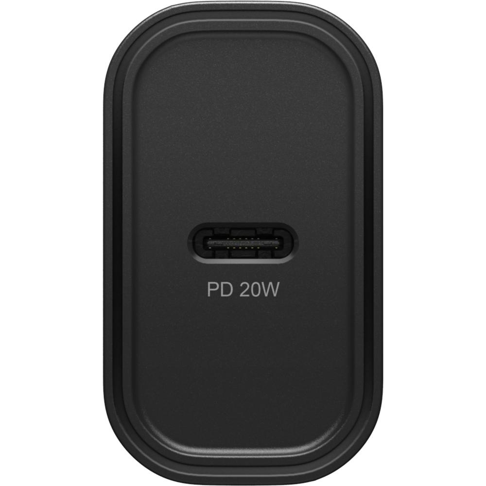 OtterBox OtterBox 20W PD USB-C Väggladdare Svart - Teknikhallen.se
