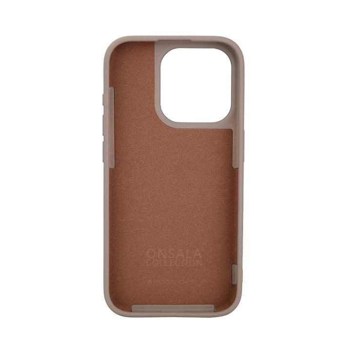 Bild 3, Onsala ONSALA iPhone 15 Pro MagSafe Skal Med Silikonyta Summer Sand - Teknikhallen.se