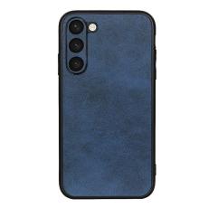  Samsung Galaxy S23 Plus Skal L&auml;derbelagt Bl&aring; - Teknikhallen.se
